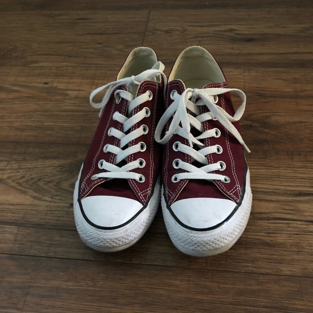 Maroon Converse